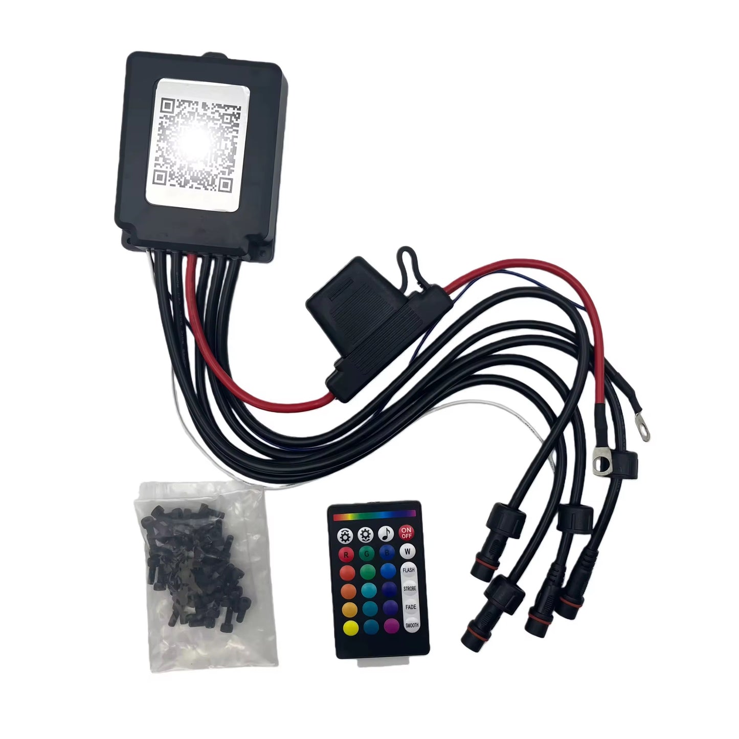 8 Row RGB+W wheel lights