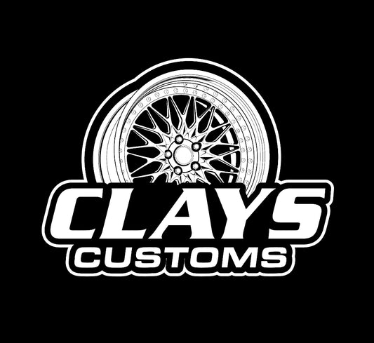 Clays Customs Decal