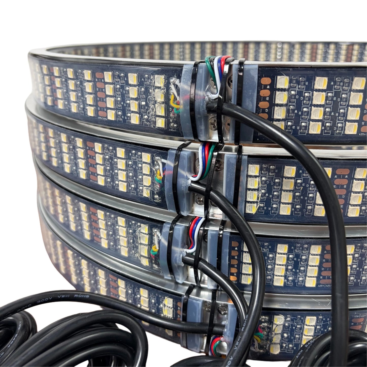 8 Row RGB+W wheel lights