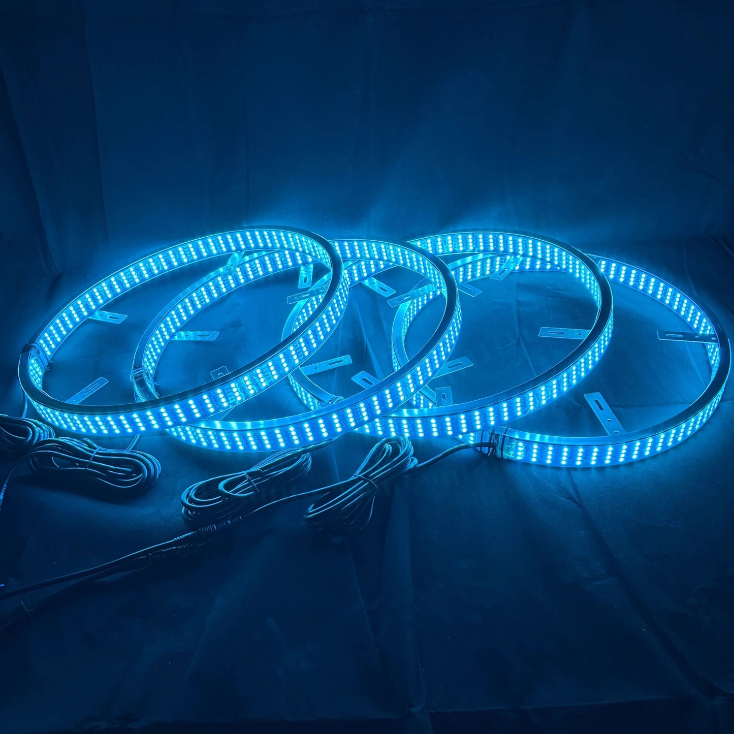 8 Row RGB+W wheel lights